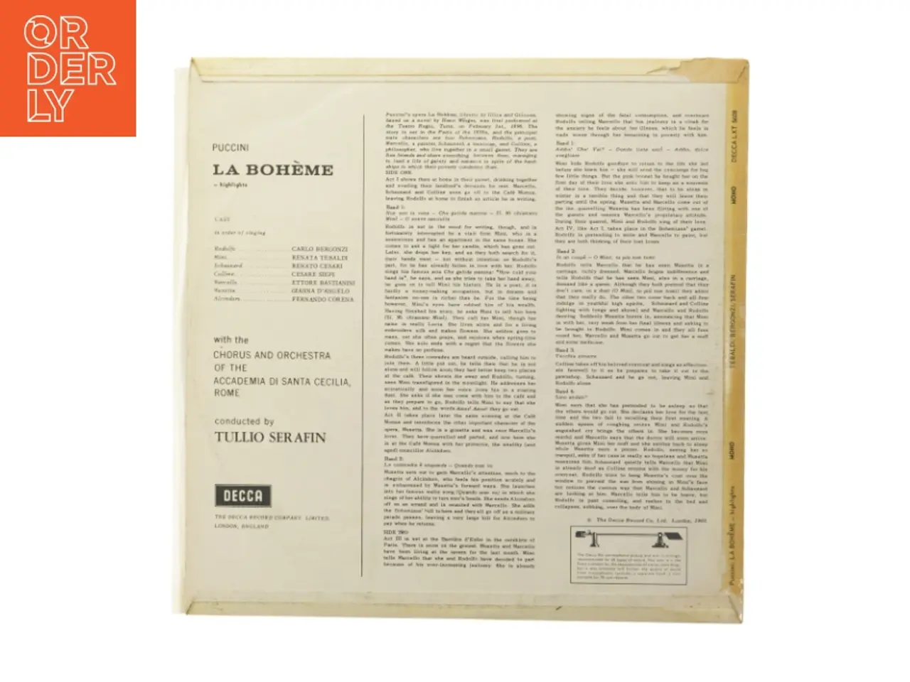 Billede 2 - Puccini La Bohème LP