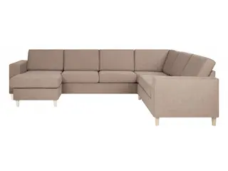 Pan vendbar U-sofa Austin stof