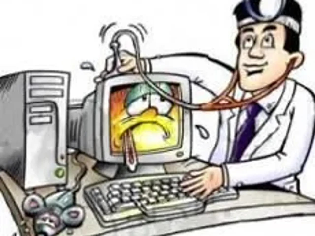 Billede 1 - Computermanden reparerer og fixer
