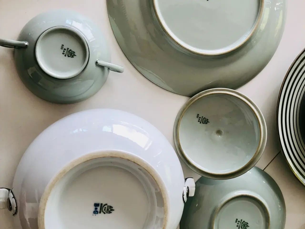 Billede 5 - B&G Bouillon sæt med tallerkner