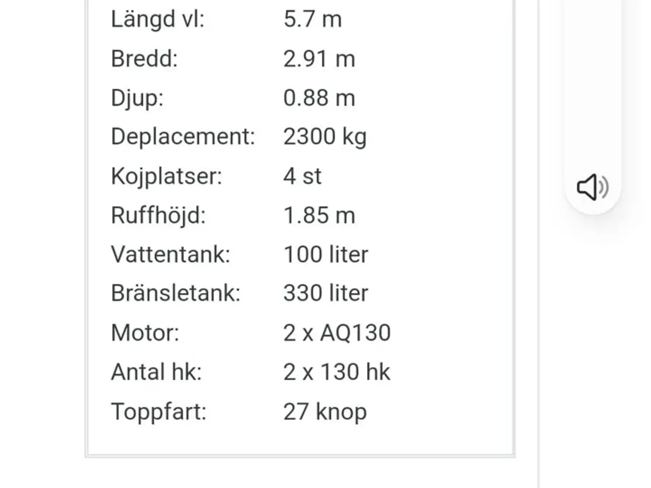 Billede 3 - Fjord 24 Attaché – Klassisk kvalitetsmotorbåd med 