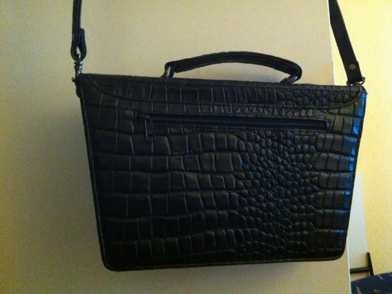 Billede 3 - Elegant taske i krokodilleskind