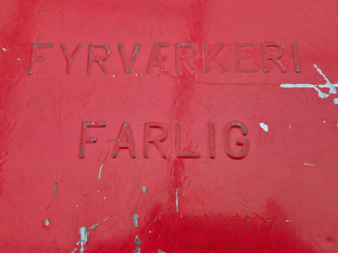 Billede 2 - Fyrværkeri metal kasse retro