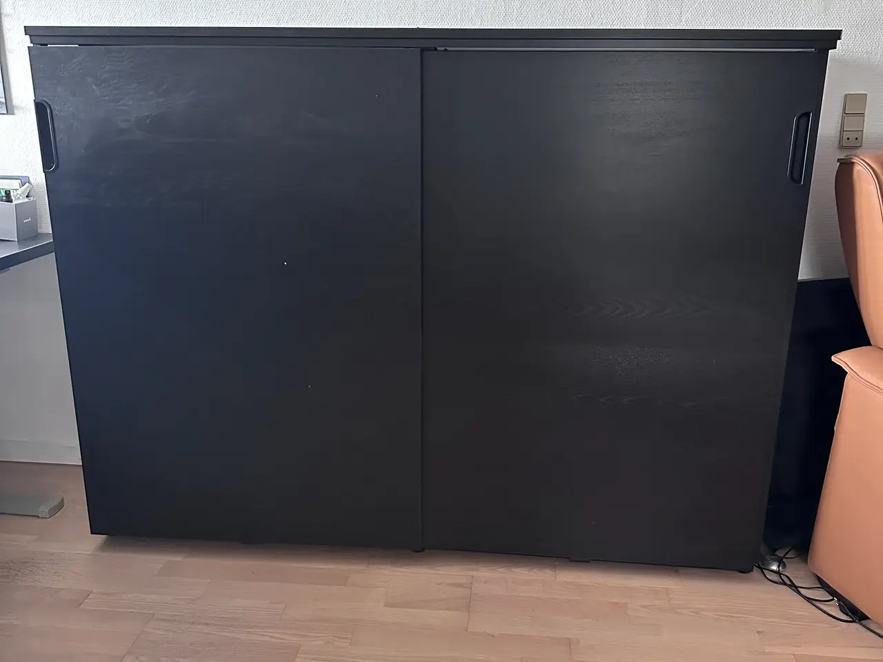 Billede 1 - IKEA GALANT skab med skydelåger og kodelås