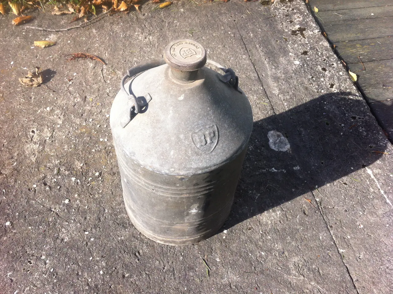 Billede 1 - Samleobjekt: 10 liter BP Olie / petroleumsdunk
