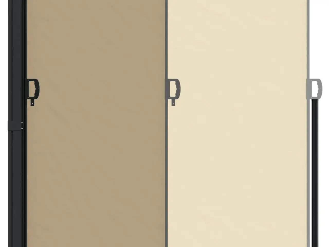 Billede 5 - Sammenrullelig sidemarkise 180x500 cm beige