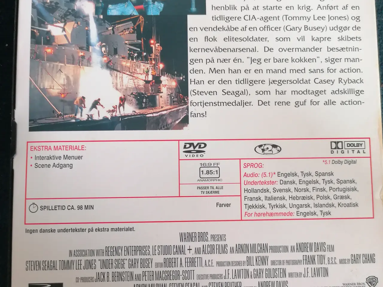 Billede 2 - Under Siege/Kapring På Åbent Hav