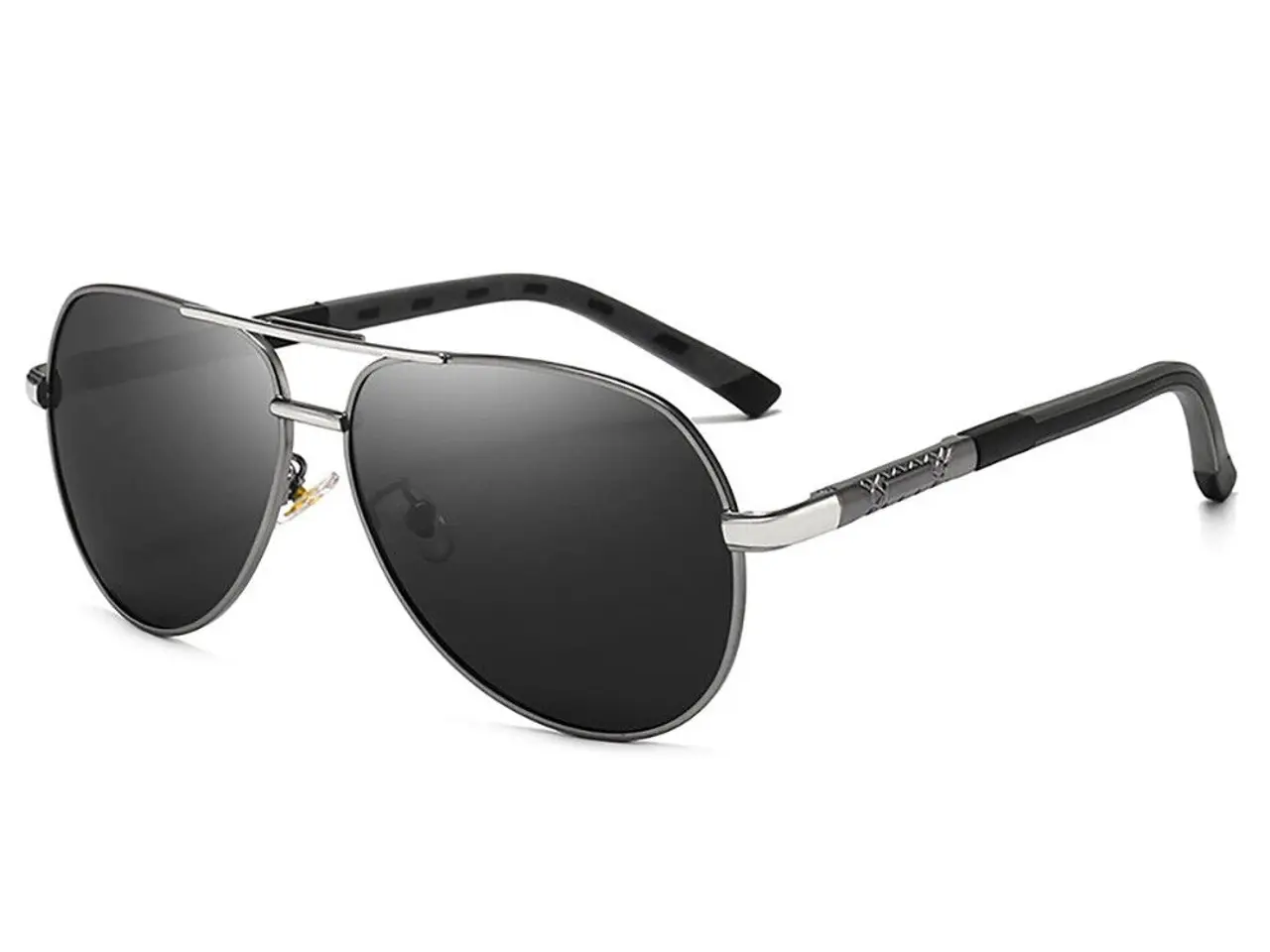 Billede 1 - Solbrille-Pilot-m. sort indfatning,sorte glas/UNIS