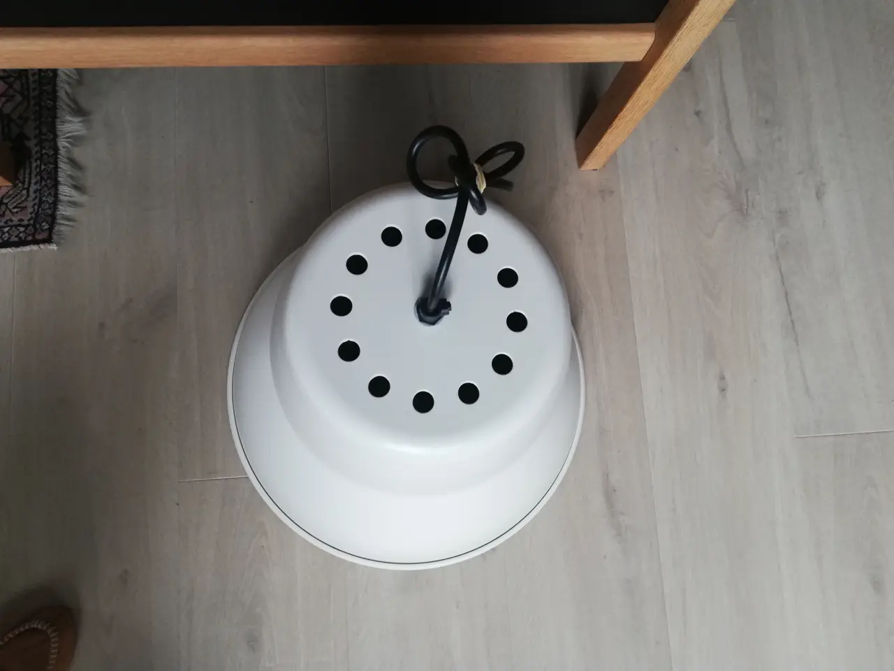 Billede 2 - Kæmpe Stor Værkstedslampe råhvid 50cm