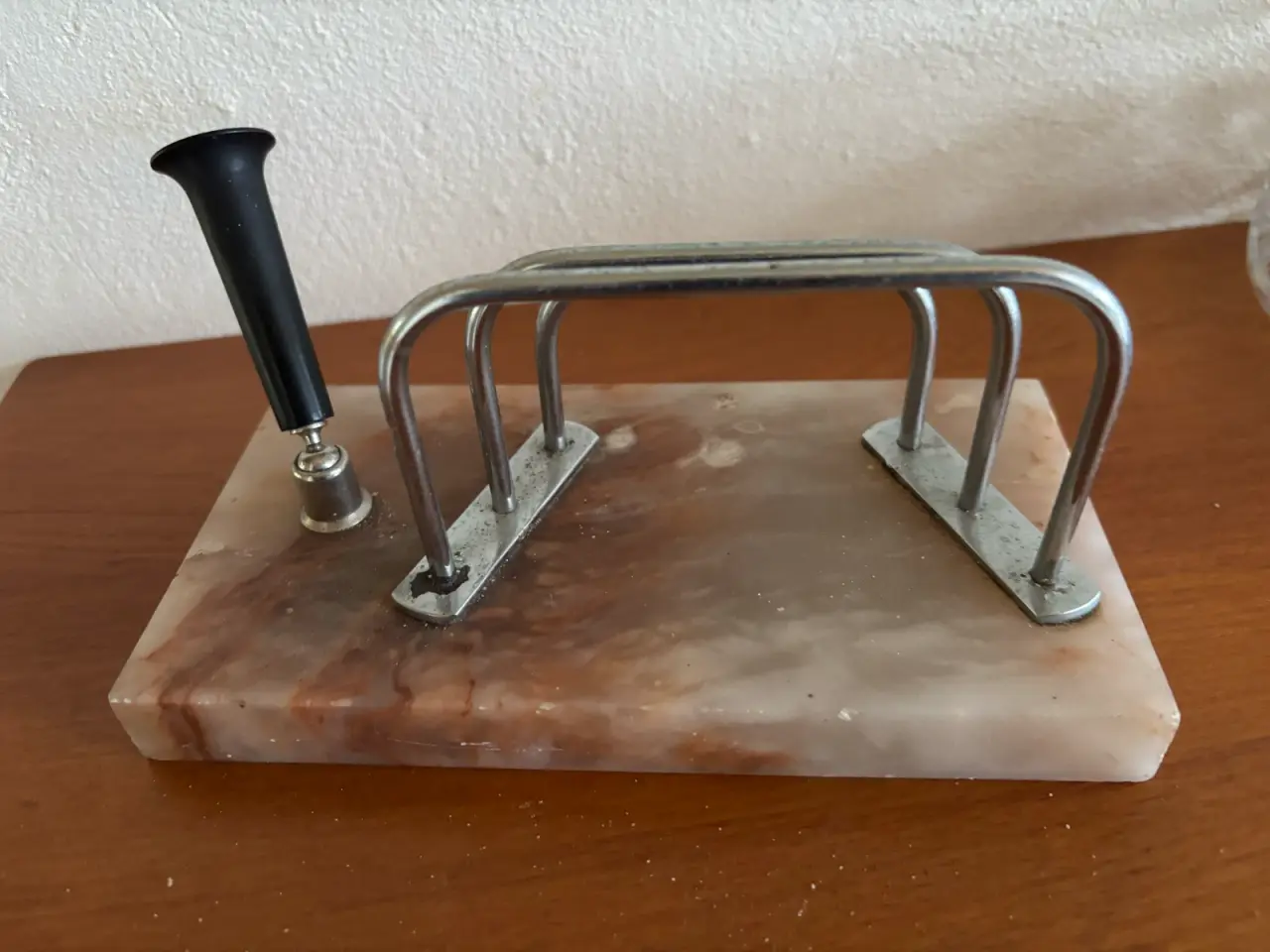 Billede 5 - Flot vintage brevholder i marmor 