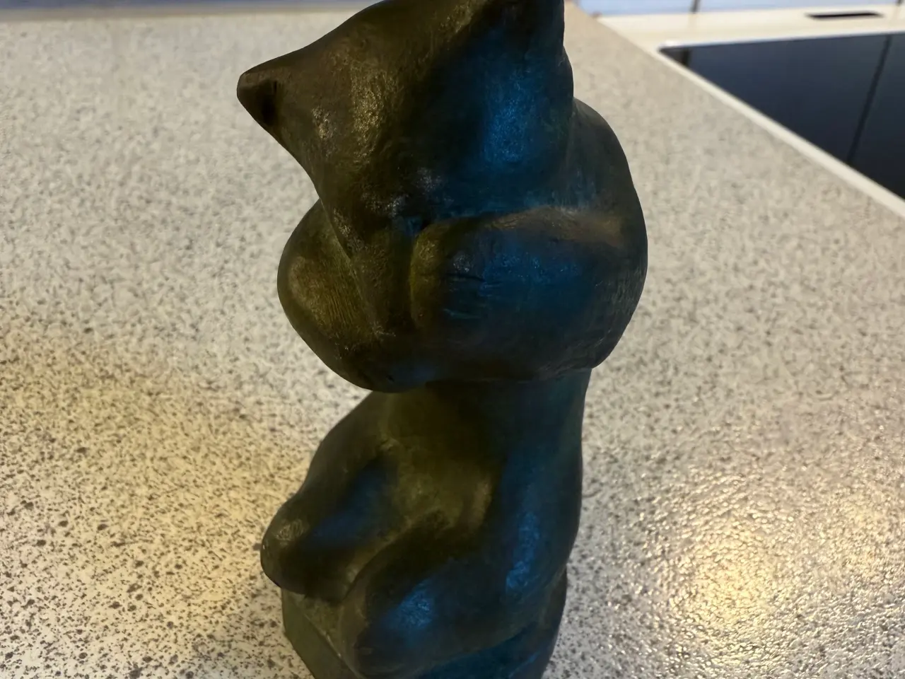 Billede 1 - Bronze skulptur af bjørn