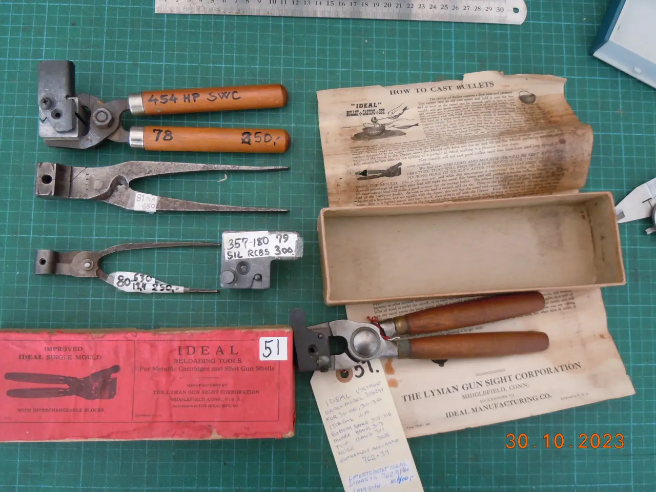 Billede 8 - Kuglestøbetænger. Bullet Molds. 