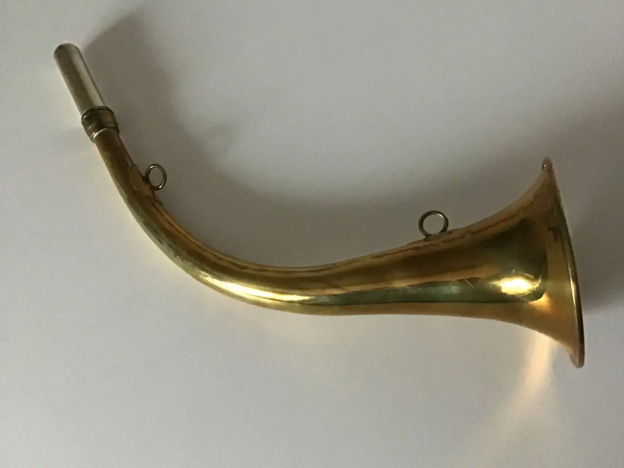 Billede 1 - Signalhorn, messing, gammelt