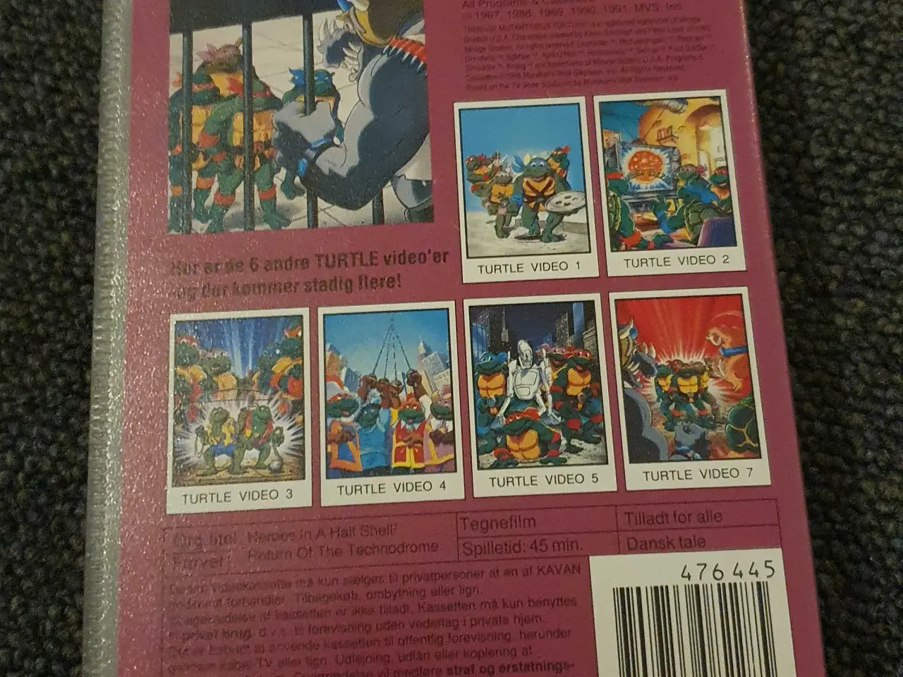 Billede 2 - Teenage mutant hero Turtles Vhs nr 7
