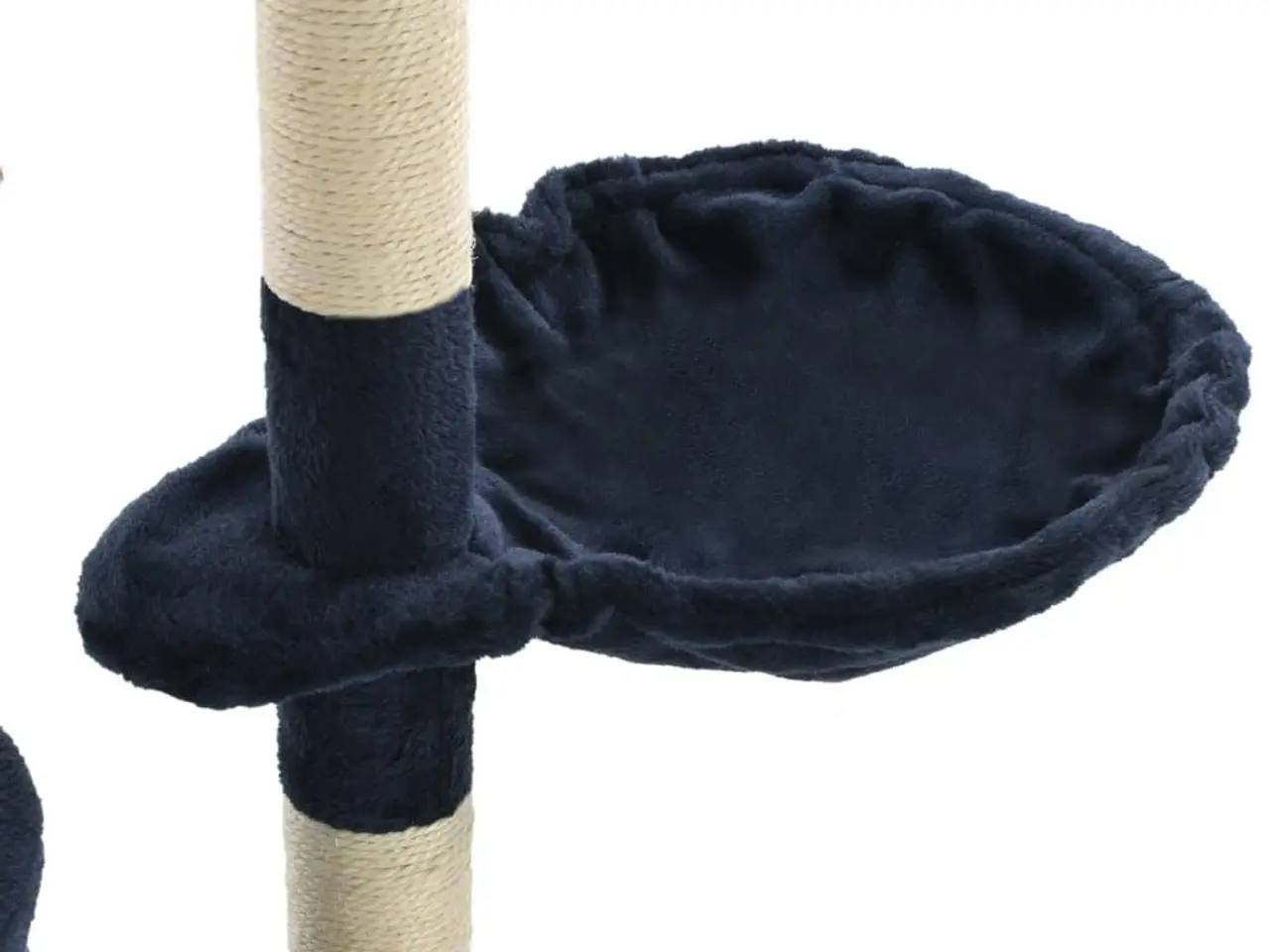 Billede 7 - Kradsetræ til katte 138 cm - mørkeblå med sisal-kradsestolper