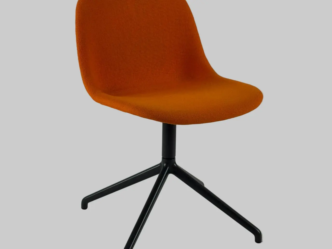 Billede 1 - Muuto Fiber Side Stol – Orange/Antracitgrå Stel