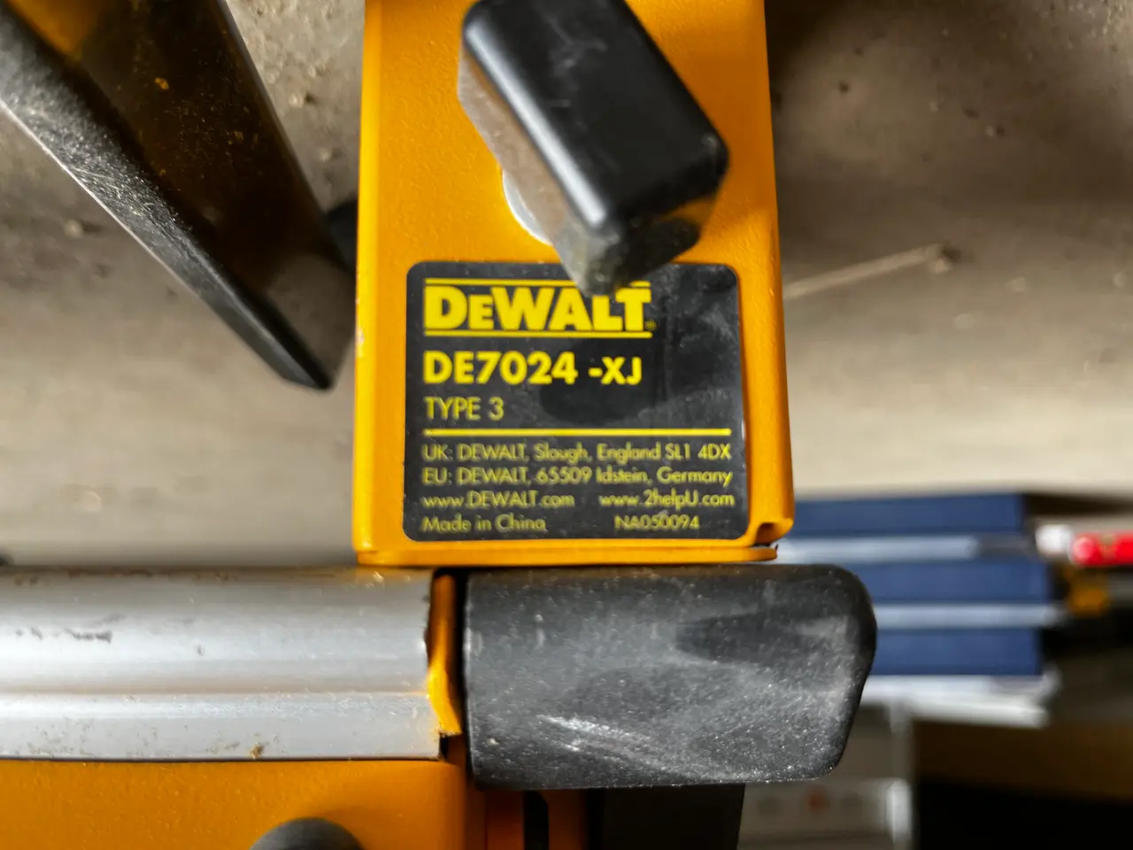 Billede 3 - teleskopisk materialestøtte DEWALT DE7024-XJ Type 3