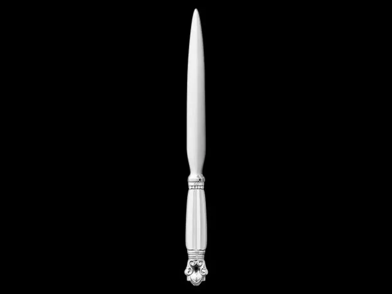 Billede 1 - 3-tårnet Georg Jensen Konge - Papirkniv