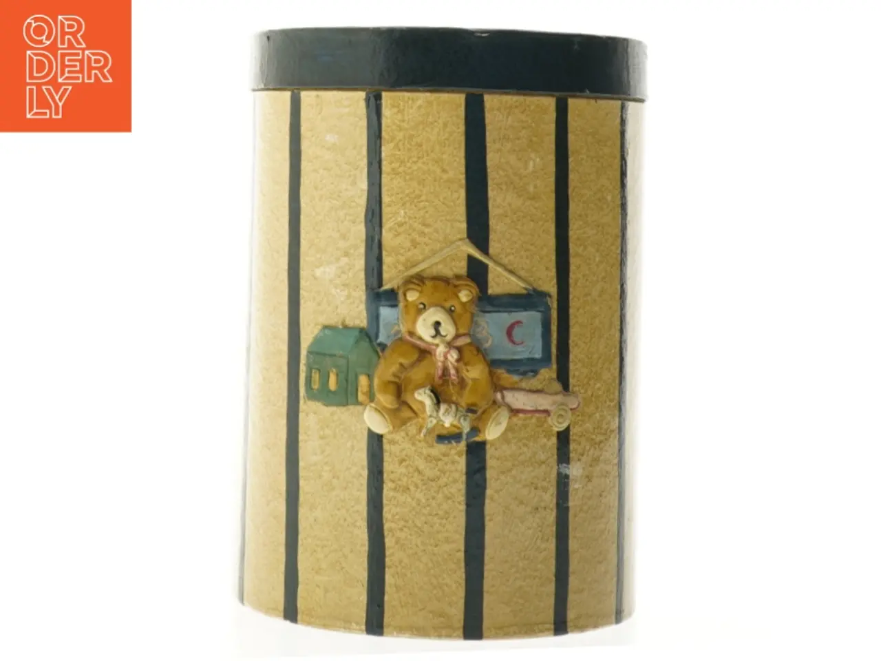 Billede 1 - Dåse med bamse motiv (str. 19 x 14 cm)