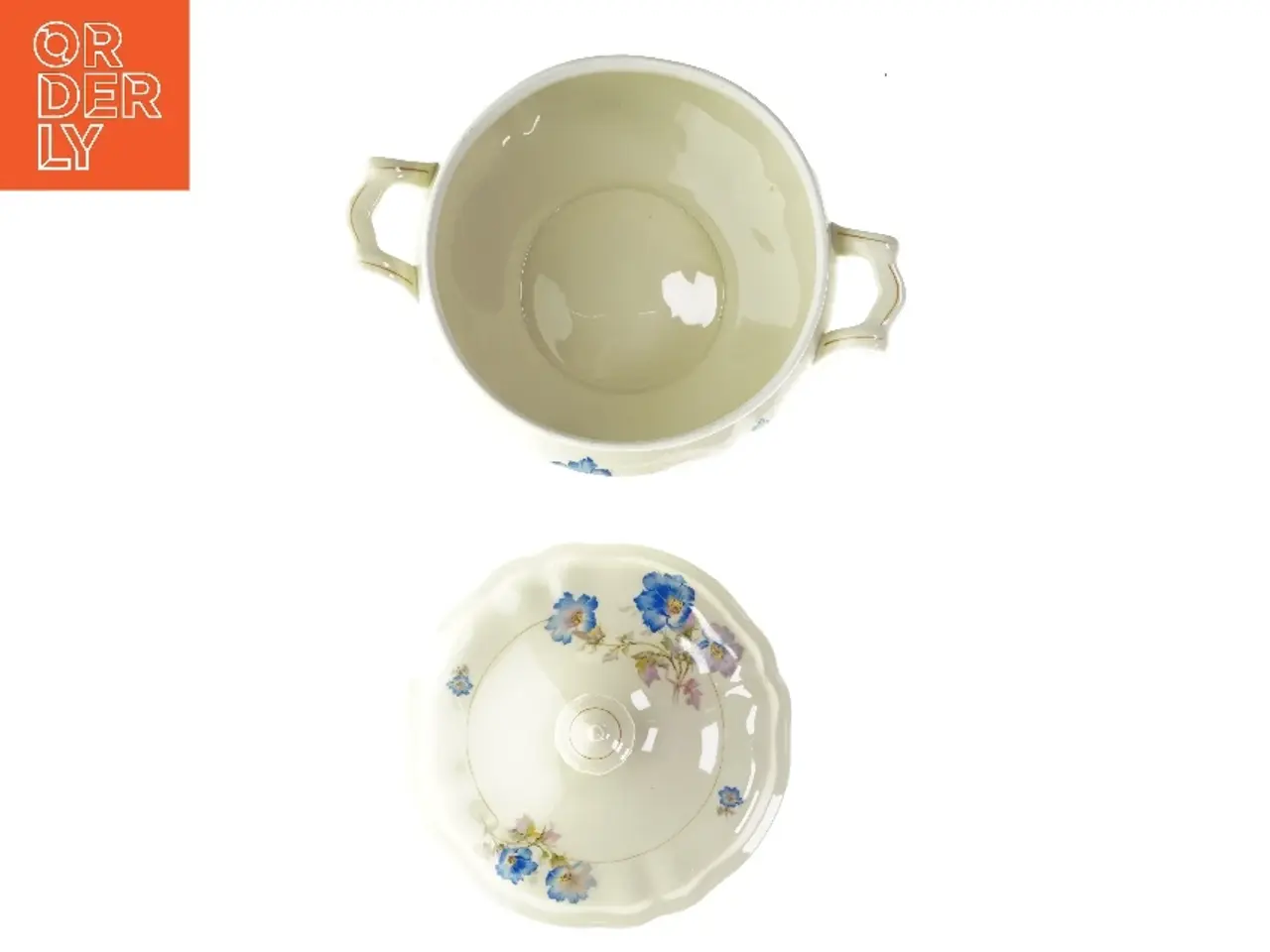 Billede 3 - Suppe terin med låg (str. HØ 15x25 cm)
