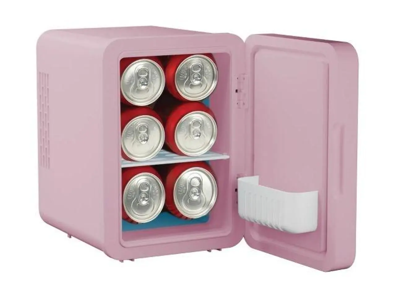 Billede 3 - Elle mini køleskab 4 l med LED makeupspejl - lilla