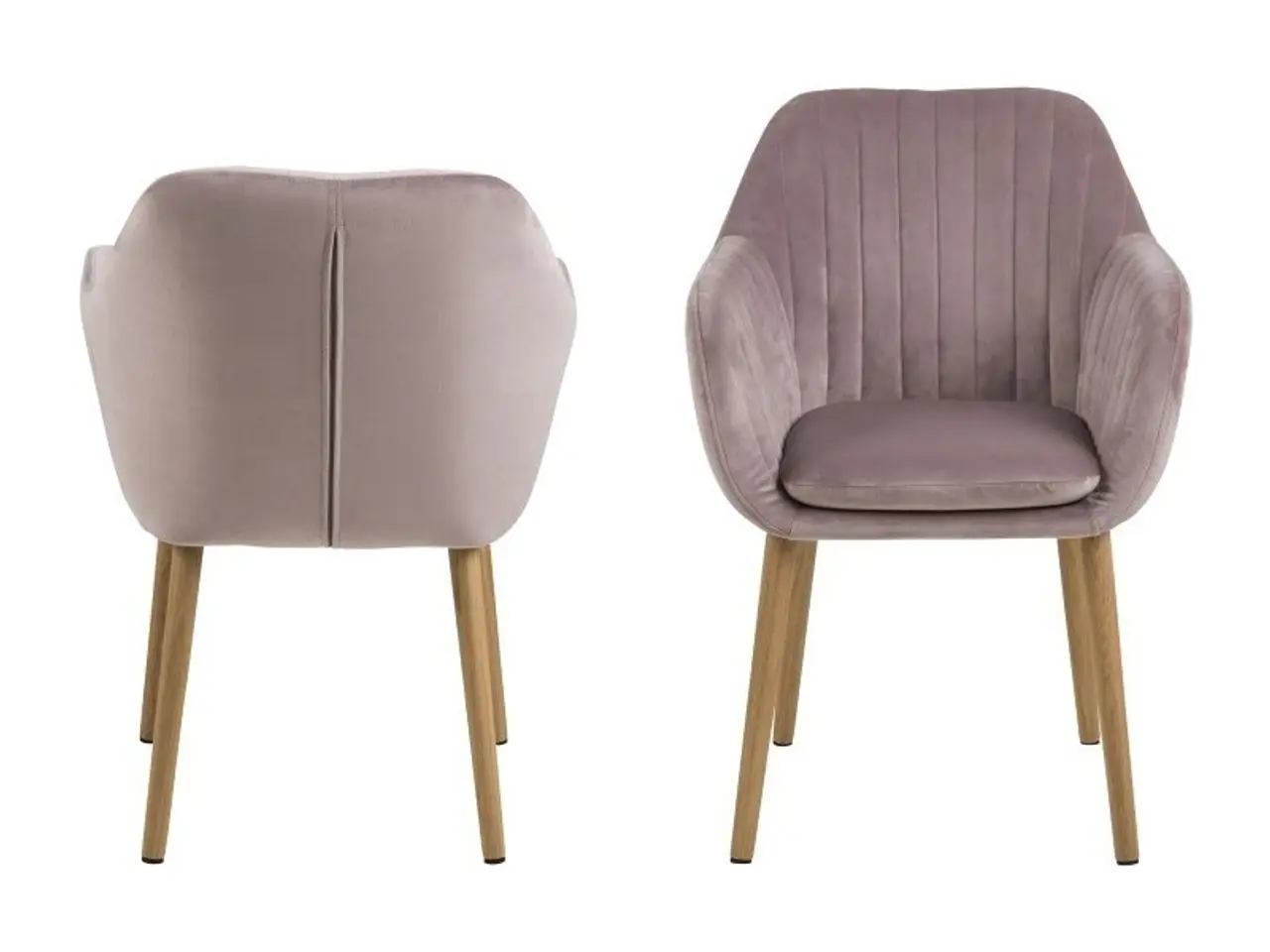 Billede 2 - Emilia armstol - Rosa velour