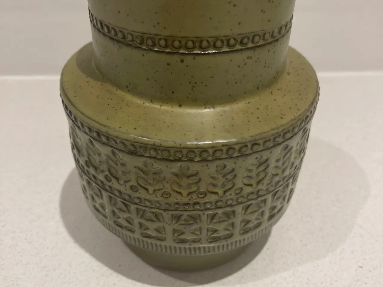 Billede 4 - Grøn retro keramik vase