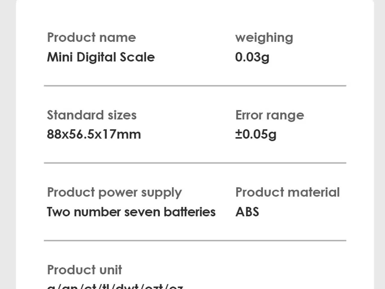 Billede 9 - NY DIGITAL VÆGT 1000g 0,01g