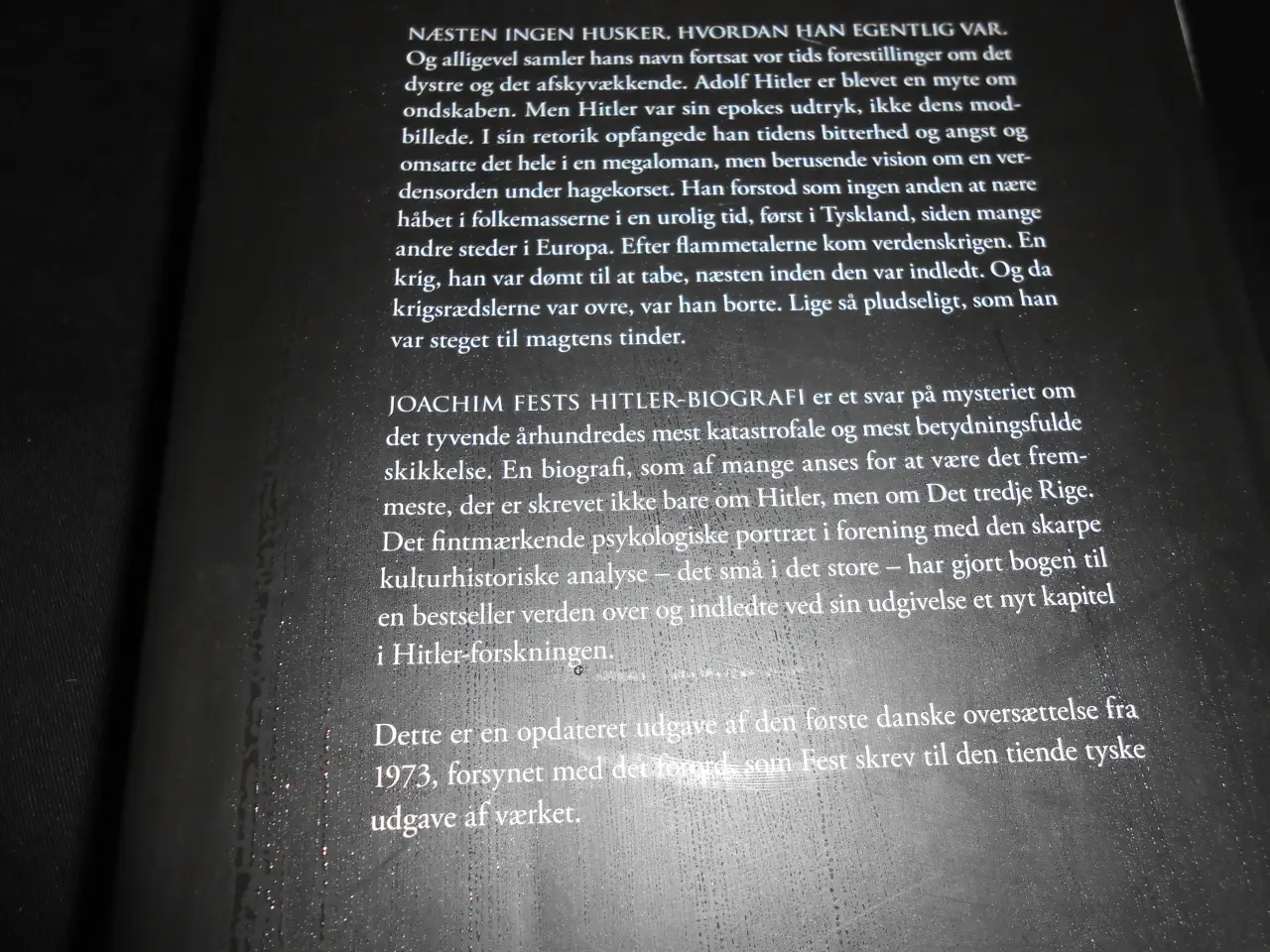 Billede 2 - Hitler en biografi-Joachim Fest
