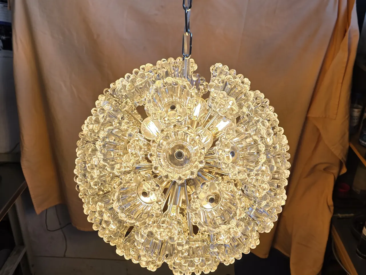 Billede 2 - Sputnik lampe fra m.1950