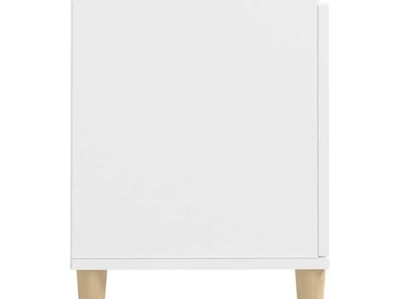 Billede 6 - Tv-bord med massive træben 103,5×35×50 cm - hvid