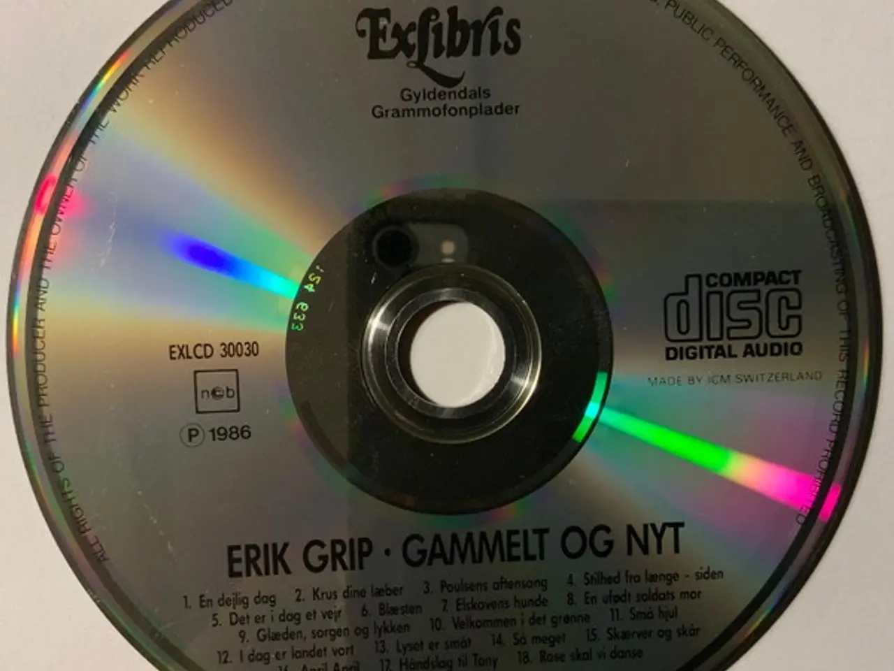 Billede 4 - Erik Grip – Gammelt Og Nyt – CD