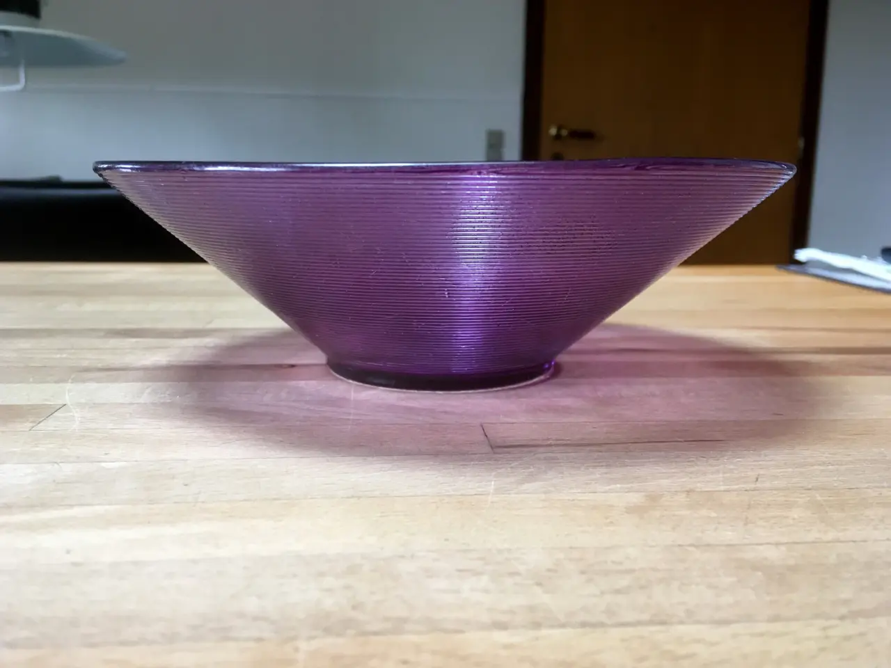 Billede 7 - Glasskåle, farvede i presset glas