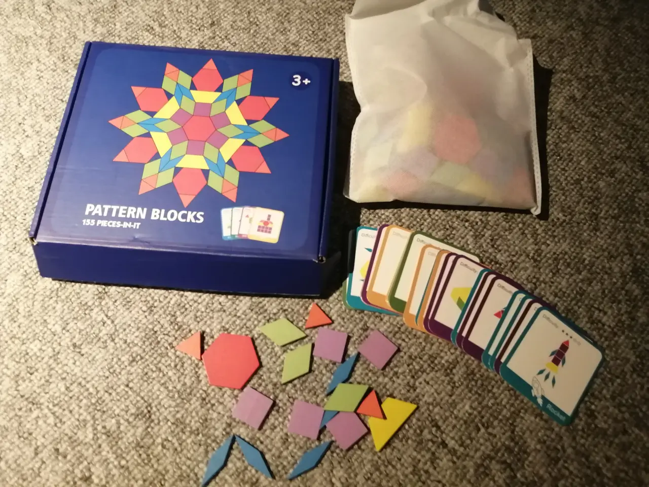 Billede 1 - Pattern Blocks Alzheimers Montessori Legetøj