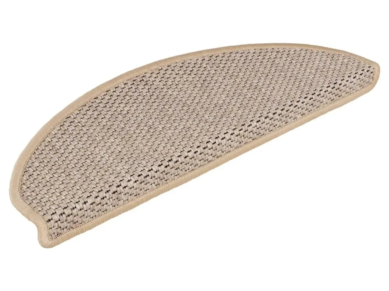 Billede 3 - Selvklæbende trappemåtter i sisal-look - 15 stk., lys beige, 65×21×4 cm