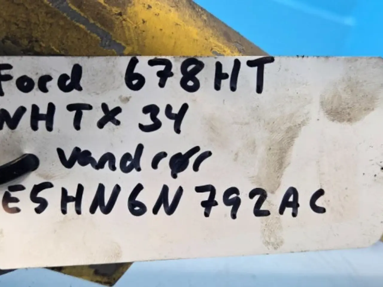 Billede 13 - Ford 678HT Vandrør E5HN6N792AC