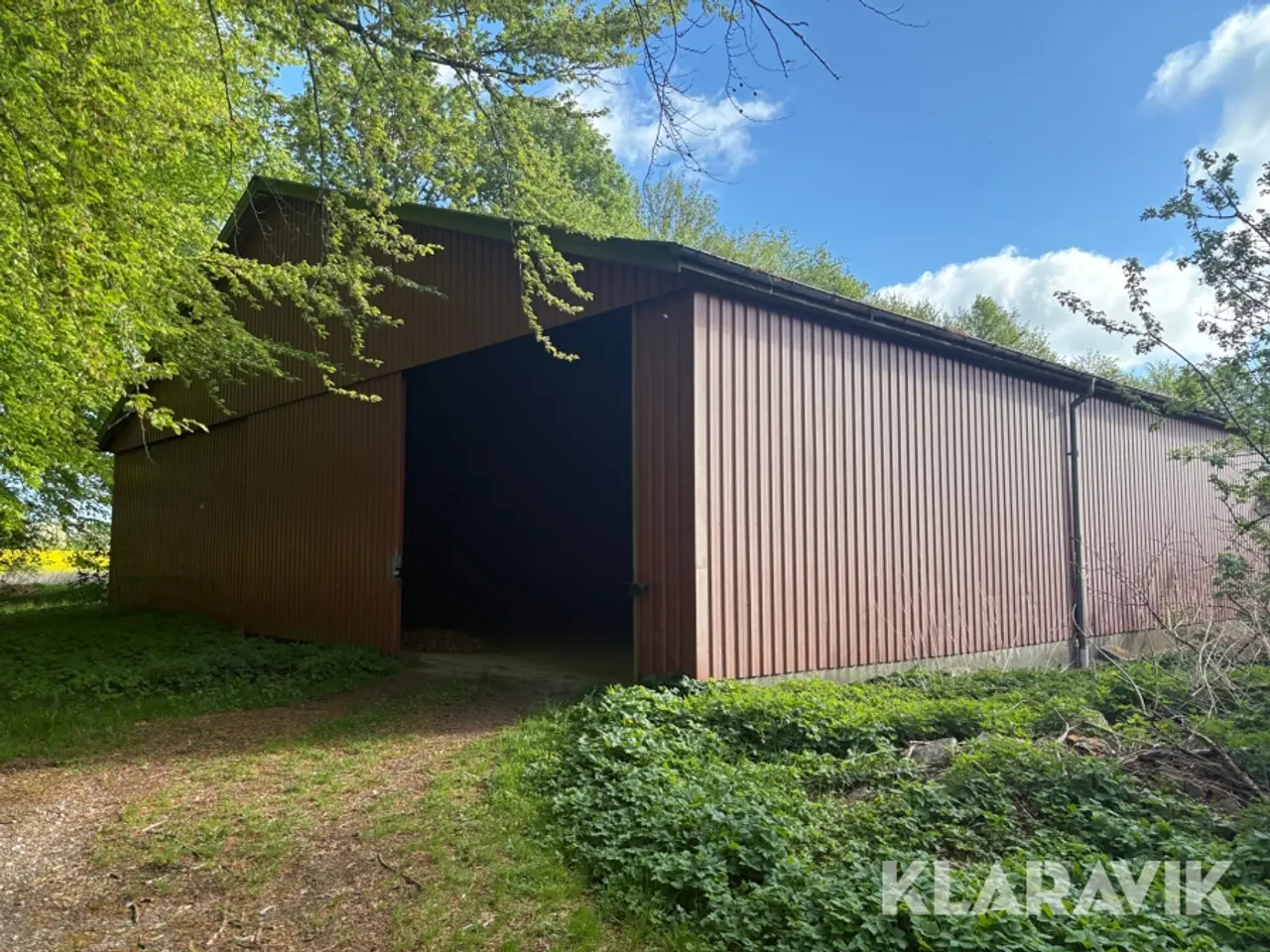 Billede 1 - Maskinhus / stålhal 282 m2
