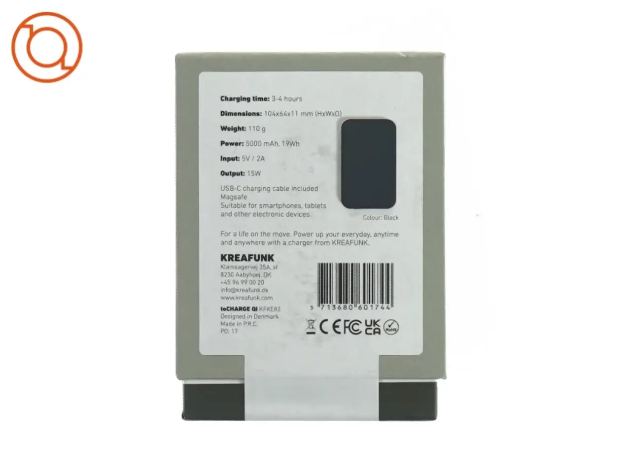 Billede 2 - Kreafunk est. 2011 Qi wireless charger