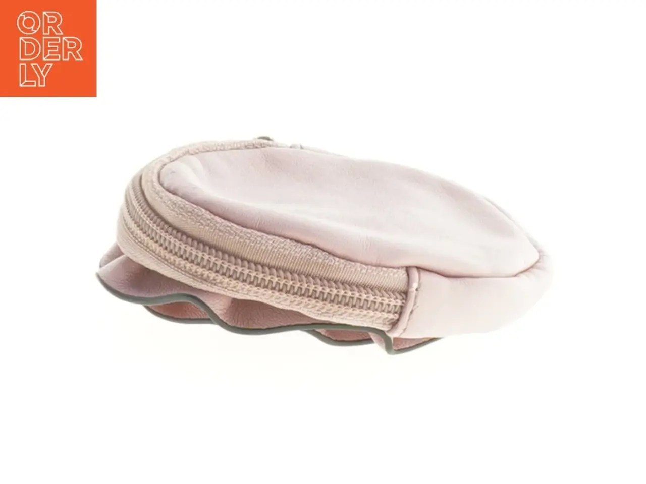 Billede 3 - Rund Læder Taske med rosen design (str. Ø 10 cm)