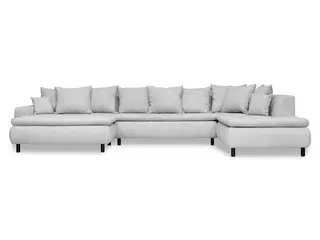 U-sofa Miami XL venstrevendt - stof