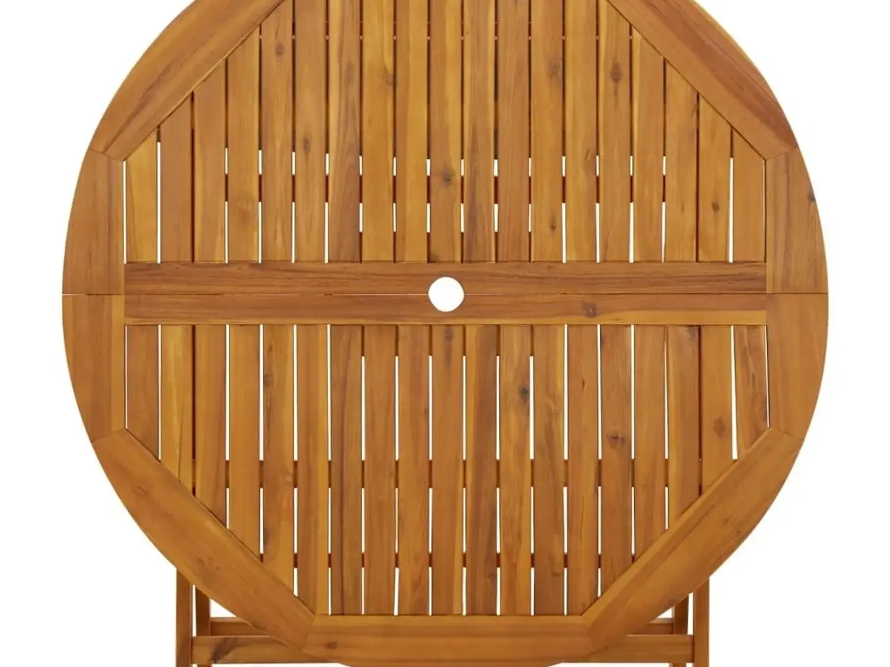 Billede 5 - Foldbart havebord i massivt akacietræ - 110 cm