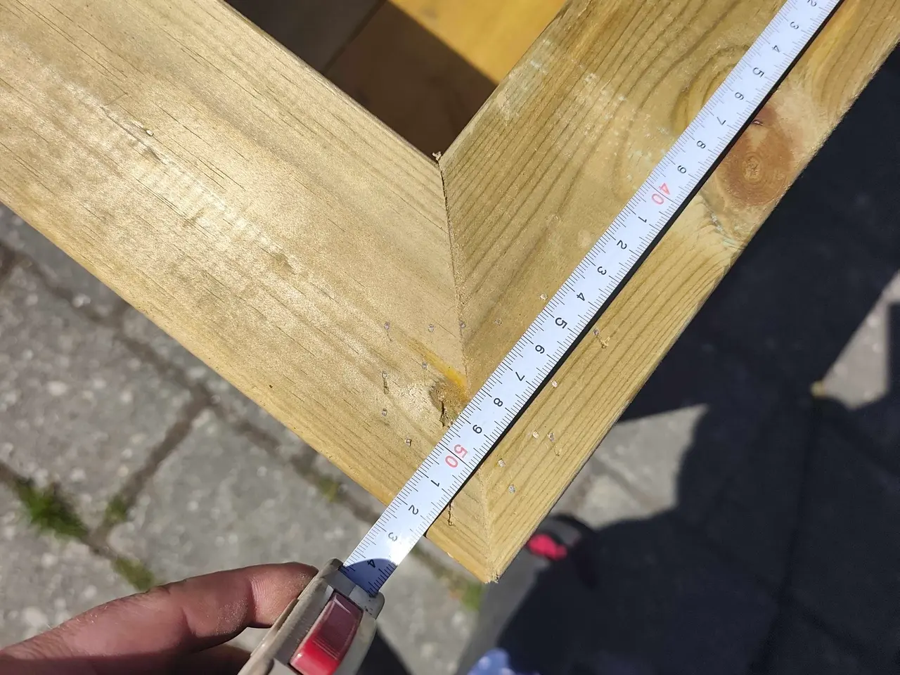 Billede 9 - Håndlavet højbed i træ.