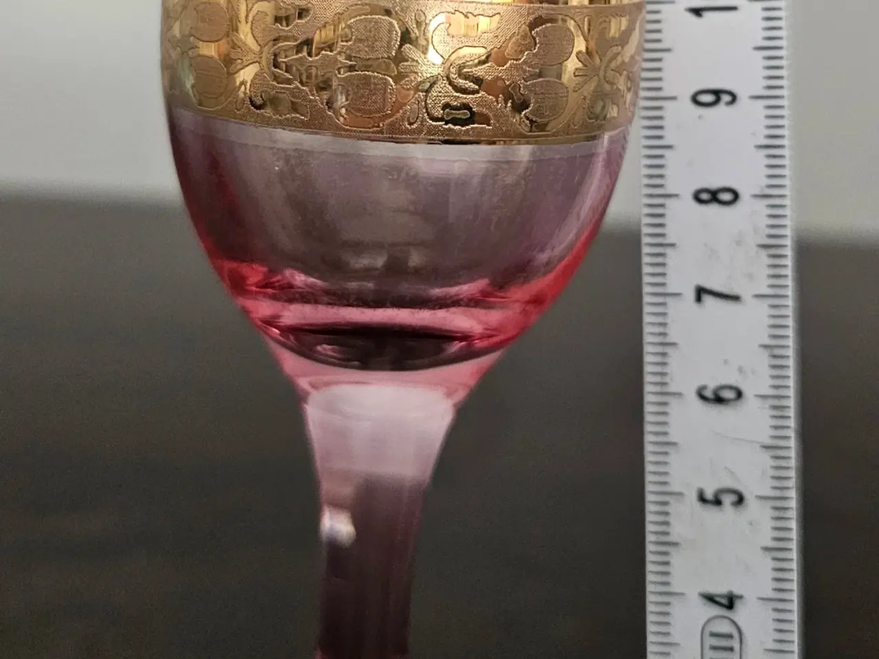 Billede 2 - Moser stil bøhmisk cordial- eller sherryglas