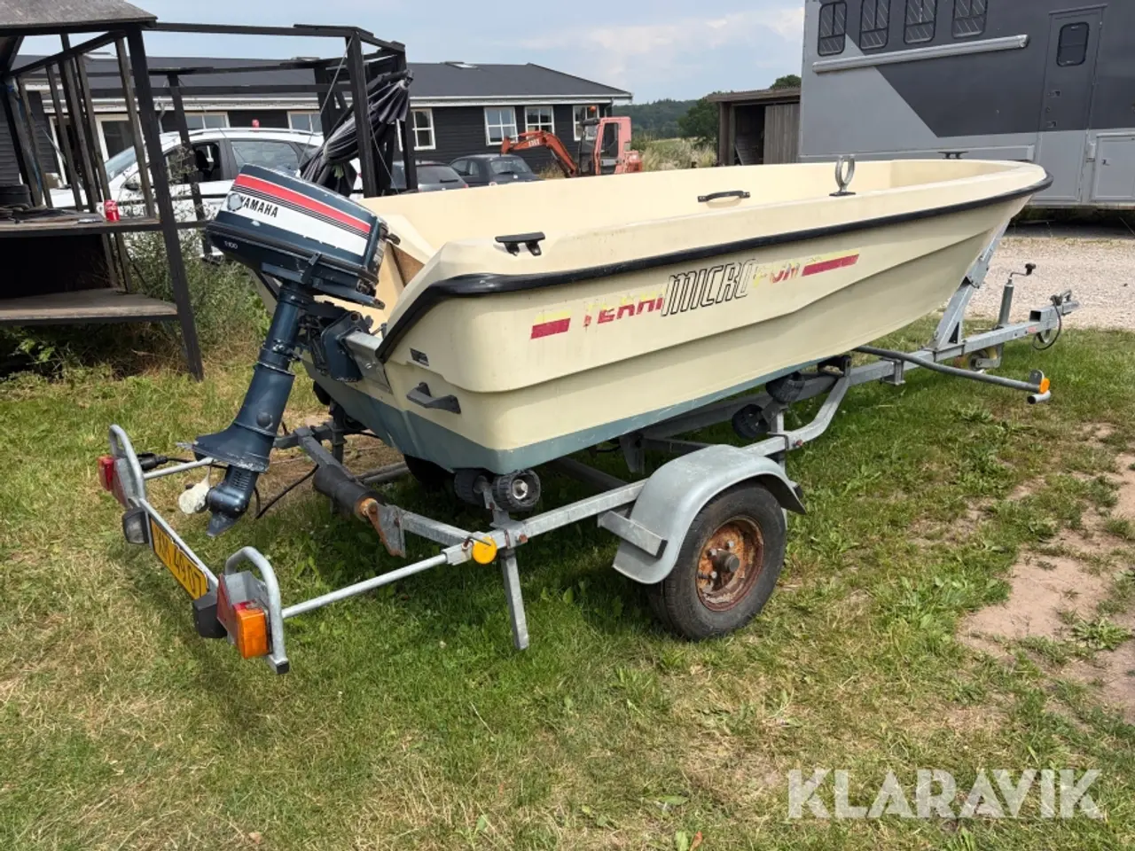 Billede 6 - Båd med trailer og motor Micro Fun