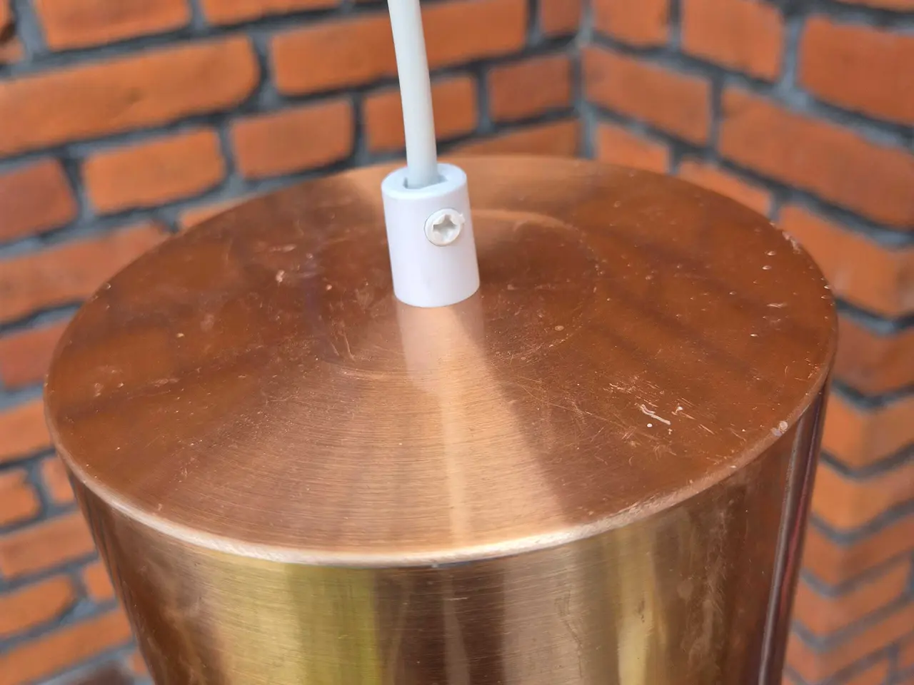 Billede 14 - Cylindriske kobberfarvede retrolamper