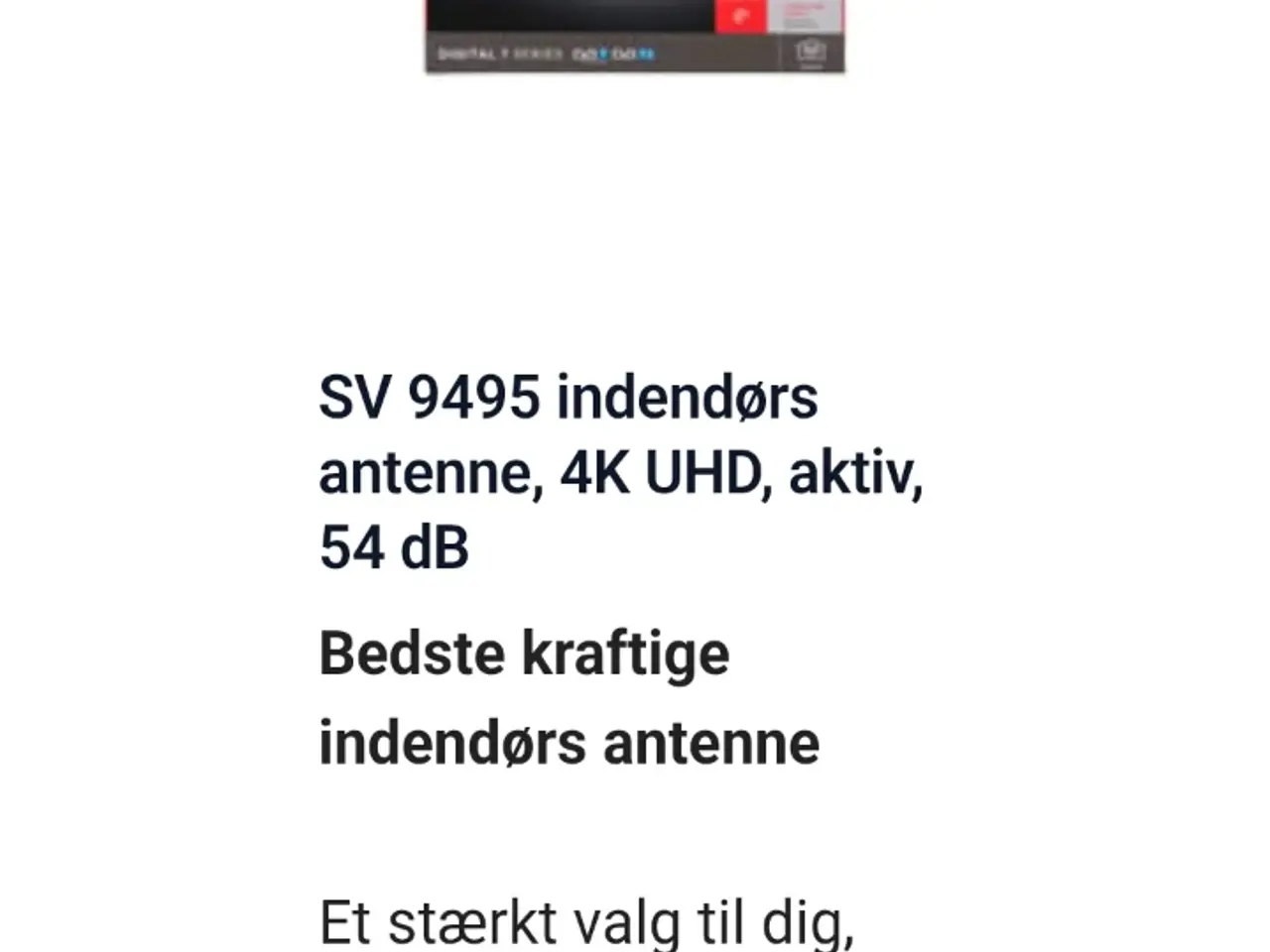 Billede 3 - Stueantenne. 