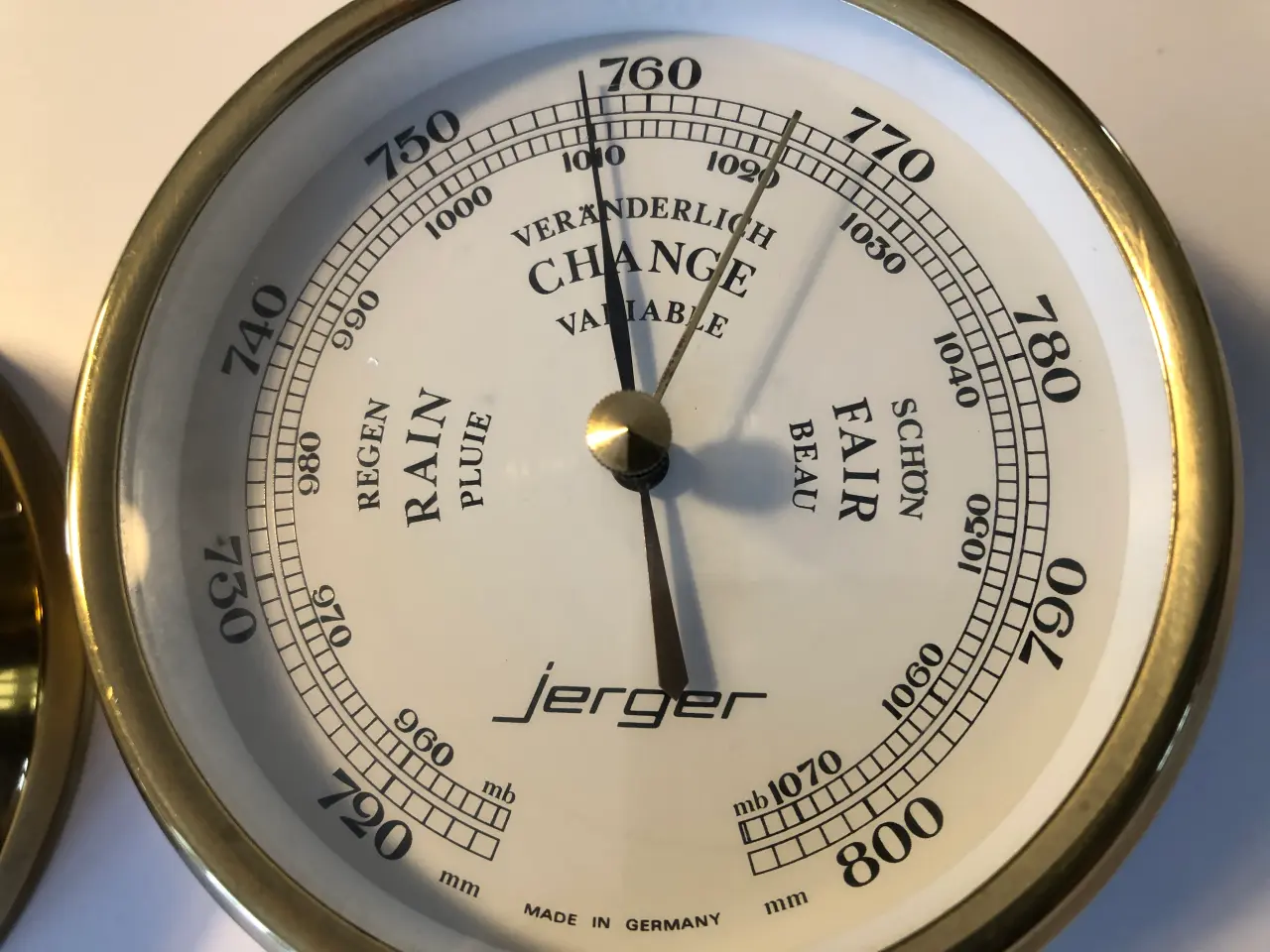 Billede 15 - Skisbur og barometer sæt fra Jerger Marine