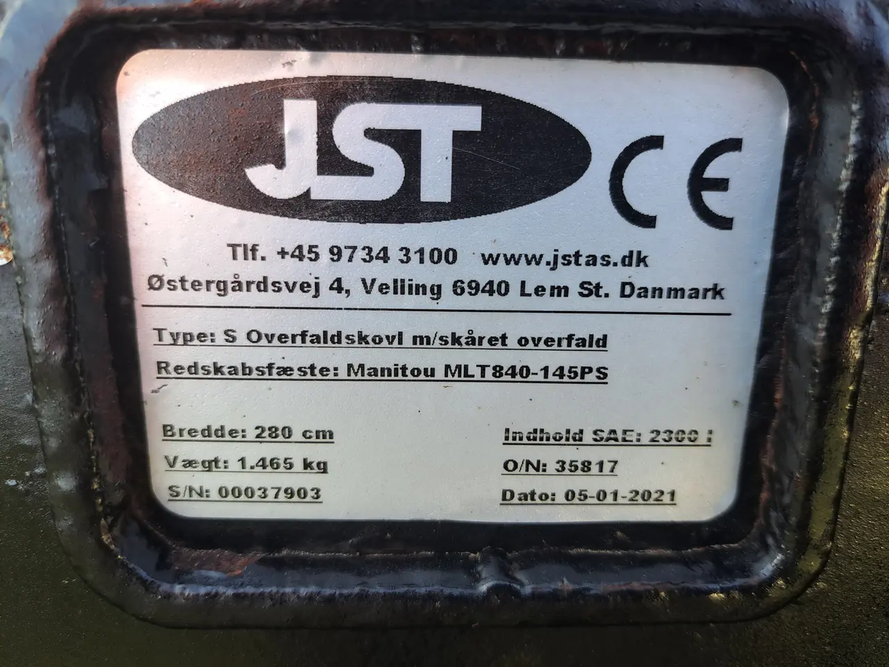 Billede 5 - JST Overfaldsskovl/siloskovl, Manitou