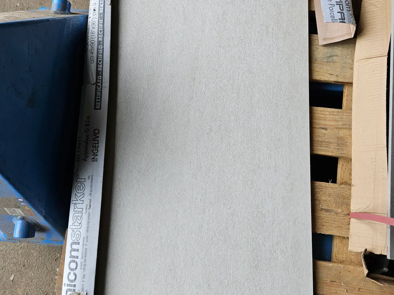 Billede 7 - Gulv- og vægklinke gråhvid 45x90 cm