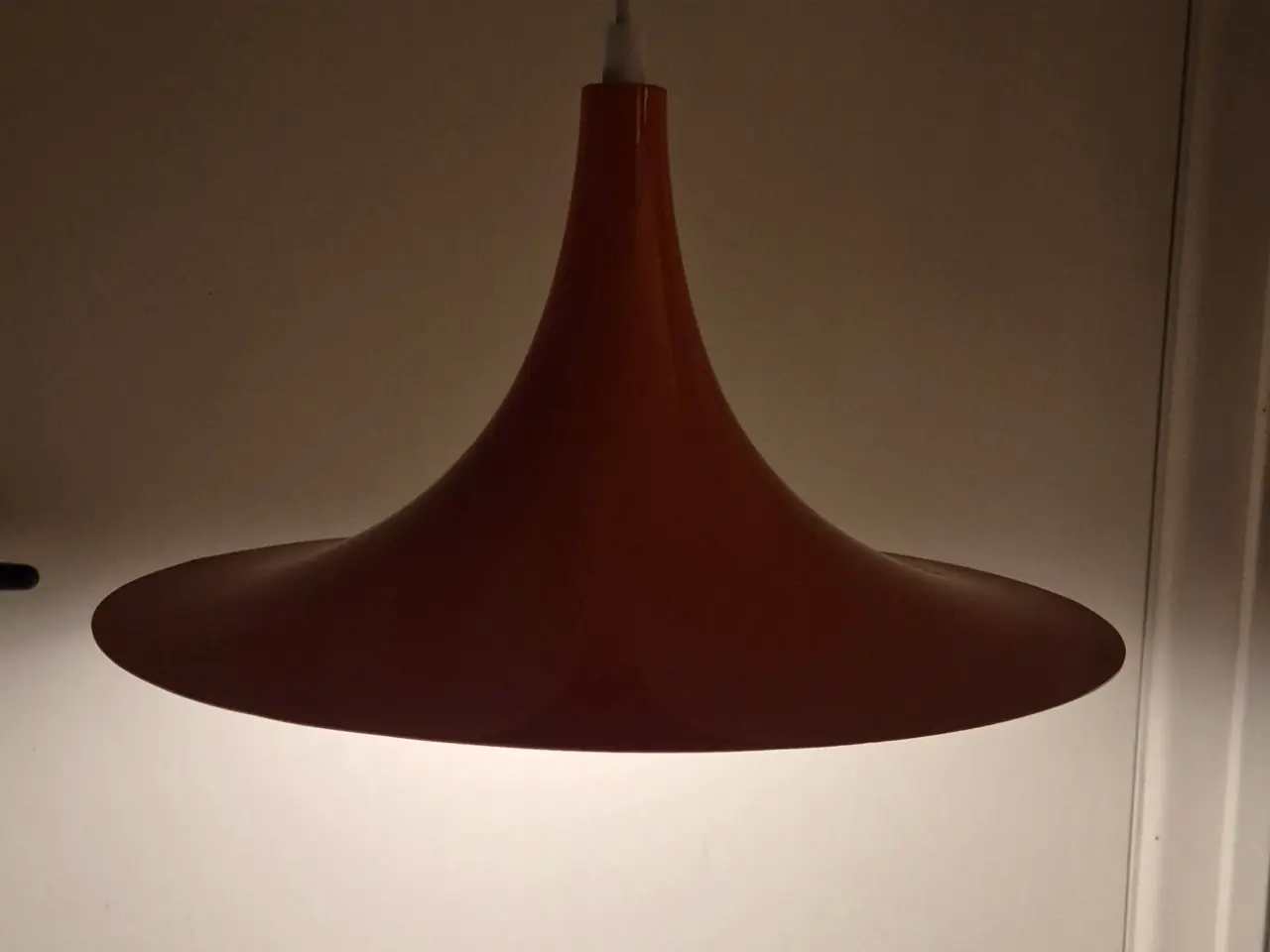 Billede 4 - Skøn orange trompetpendel